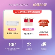 史密斯60升电热水器 专利免更换镁棒 金圭内胆8年包换 速热节能 纤美雅观长款 高清大屏E60VC0 一级能效 节能