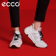 ECCO爱步倪妮同款老爹鞋女七宝图运动鞋休闲鞋女 潮趣203183 白色20318360066 39