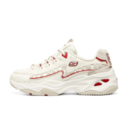 Skechers斯凯奇虎年系列虎头鞋2021新冬款女鞋运动时尚耐磨百搭老爹鞋896069 白色/红色/WRD 37