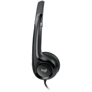 罗技（Logitech） H390 头戴式立体声耳机耳麦 USB有线耳机带麦 电脑笔记本办公耳麦培训 黑色