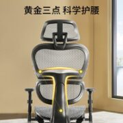 20日、预告！恒林 开普勒电脑椅 黑框黑网+定性棉坐垫+尼龙脚