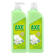 斧头牌（AXE）花茶护肤洗洁精1.18kg*2(泵+补) 花茶清香 维E呵护不伤手