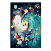 希捷（SEAGATE） 移动硬盘 彩绘个性定制 USB3.0 2.5英寸兼容Mac数据加密 数据救援 锦鲤水乡 2TB