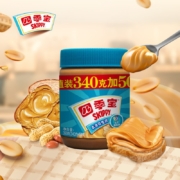 四季宝（SKIPPY）柔滑花生酱 早餐面包酱 拌饭拌面酱 沙拉酱 调味酱 火锅蘸料 340g+50g