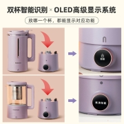 韩国大宇（DAEWOO）破壁机加热家用迷你小型豆浆机料理机榨汁机辅食机多功能全自动智能预约养生壶 暮光紫（单破壁机）