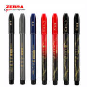 斑马牌（ZEBRA）日本进口小楷中楷细毛笔软笔练字笔科学书法笔秀丽笔签到笔 WF1小楷（灰杆黑色） 5支装