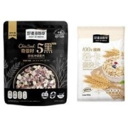 HONlife 好麦多 五黑麦片350g+轻卡燕麦片408g