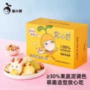 窝小芽 儿童卡通馒头无添加色素防腐剂 奇趣多礼盒530g（4包组合） 早餐包速冻面点 30%果蔬泥
