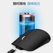 飞利浦 PHILIPS SPK7424BSC 鼠标 无线蓝牙鼠标 办公鼠标 低音鼠标 充电鼠标 金属滚轮 黑色 1600dpi