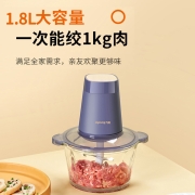 九阳（Joyoung） 绞肉机多功能家用玻璃内胆电动料理机搅拌切菜绞肉馅S18-LA170 蓝色