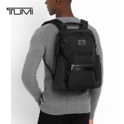 途明（TUMI）ALPHA BRAVO系列男士商务旅行高端时尚双肩包 0232793OLVG 橄榄绿