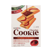 有券的上：三立 Sanritsu EX巧克力味夹心饼干  日本原装进口  12枚/盒  92.4g