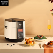 松下（Panasonic）6L电压力锅 智能高压锅 电压锅 多功能能压力煲 电饭锅 24h智能预约 SR-S60K8