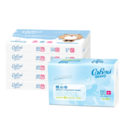 京喜APP：CoRou 可心柔 V9润+系列婴儿保湿柔纸巾 40抽6包（5包乳霜+1包经典）