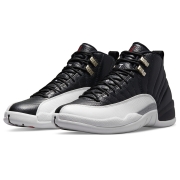 耐克NIKE 男女通款 篮球鞋 乔12 气垫 AIR JORDAN 12 RETRO 运动鞋 CT8013-006黑色42.5码