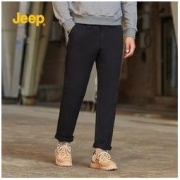 Jeep 吉普 正品裤子男宽松直筒休闲裤秋季免烫长裤弹力男士运动裤男