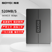梅捷（SOYO） 1TB SSD固态硬盘 SATA3.0接口 高速 低耗能 1TB