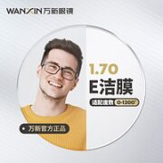 winsee 万新 E洁膜1.70超薄非球面镜片+20款钛镜框