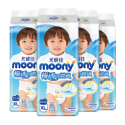 10月20日0点开始 88VIP：尤妮佳moony畅透裤型纸尿裤XL38片*4包