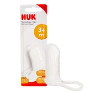 NUK婴儿指套牙刷幼儿牙齿清洁新生儿宝宝口腔清洁手指牙刷3个月以上（单只）【德国进口】