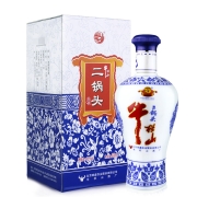 牛栏山 二锅头 蓝花瓷 清香型 白酒 45度 500ml 单瓶装