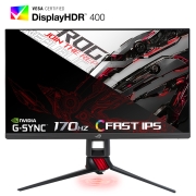 华硕 玩家国度ROG 27英寸电竞显示器 游戏 2K Fast IPS 1ms灰阶 超频170Hz G-SYNC兼容 HDR400 XG279Q绝杀27