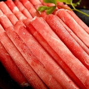 大牧汗 精制肥牛片500g 原切谷饲牛肉火锅肉卷 牛肉冷冻生鲜 肥牛卷国产