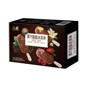 八喜冰淇淋 黑巧脆脆mini棒冰淇淋  45g*6  香草 巧克力 双莓