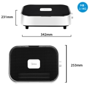 美的（Midea） 取暖器浴室暖风机家用电暖器卫生间办公室电暖气冷暖两用制热小太阳防水速热节能电暖风 HFY20Y