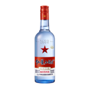 88VIP：红星 二锅头酒 绵柔8纯粮 蓝瓶 53%vol 清香型白酒 500ml 单瓶装*5件+凑单