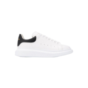 Alexander McQueen AMQ 亚历山大·麦昆 男士系带小白鞋阔型休闲运动鞋白色/黑色 43 553680 WHGP5 9061