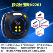 米其林(MICHELIN)车载充气泵汽车轮胎打气泵电动车打气筒便携充气泵大功率 全铜电机/预设胎压(带泄气阀)M2201