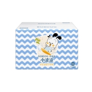 巴布豆 BOBDOG小波浪薄柔亲肤学步裤XXXL48片(18KG以上）加加加大码婴儿尿不湿 成长裤柔软透气不闷热
