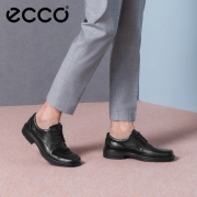 ECCO爱步商务正装鞋方头德比鞋男鞋皮鞋 赫尔辛基050104 黑色05010400101 39