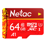 Netac 朗科 P500 A1 U1 C10 经典国风版 Micro-SD存储卡 64GB