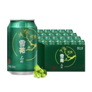 雪花啤酒（Snowbeer） 晶粹 330ml*24听整箱装
