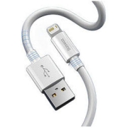 BASEUS 倍思 Lightning 2.4A 数据线 PVC 1.5m 白色 两条装