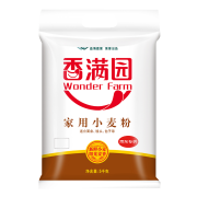 京东特价，需运费券：香满园 面粉 中筋粉 家用小麦粉 5kg+凑单
