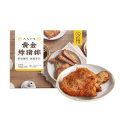 PLUS会员：珍味小梅园 黄金炸猪排350g 1盒*5件 赠手工鸡柳200g