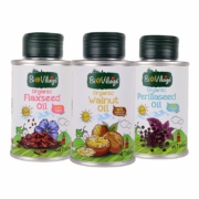 碧欧奇 (BioVillage) 3种有机食用油组合300ml (有机核桃油+有机亚麻籽油+有机紫苏籽油) 宝宝食品搭配食用油