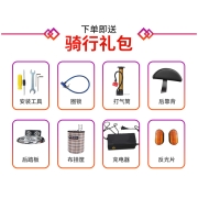 凤凰（Phoenix）锂电池电动车48V14寸智能电动自行车折叠式迷你型代驾电瓶车 R8/非折叠/36V内置电池-电动续航32km