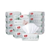 再补券、88VIP：HUGGIES 好奇 婴儿棉柔巾 80抽*12包
