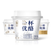 伊利 畅轻一杯优酪 经典原味 100g*12杯 双蛋白双营养 醇正生牛乳发酵 低温酸奶酸牛奶风味发酵乳 健康轻食