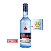 红星 红星二锅头 蓝瓶绵柔8陈酿 清香型 白酒 43度 500ml