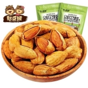 京东特价APP：憨豆熊 香脆杏仁坚袋装奶油味巴旦木500g*2件