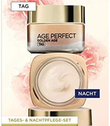 L'Oreal Paris 欧莱雅 Age Perfect 系列金致臻颜面霜套装（日霜50ml+晚霜50ml）到手约￥82.78