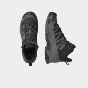 萨洛蒙（Salomon）男款 户外运动防水透气中帮防护登山徒步鞋 X ULTRA 4 MID GTX 黑色 412946-宽鞋楦 UK8(42)