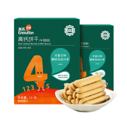 Enoulite 英氏 宝宝高钙磨牙饼干 4阶 75g 2盒*5件