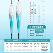 汉鼎 鱼漂官方旗舰高灵敏钓鱼鲫鱼漂混养鲤鱼漂套装全套加粗醒目尾浮标渔漂非电子 【全新升级 8号】水中眼H-01型 1号 (单支)
