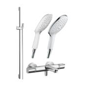 双11预售：hansgrohe 汉斯格雅 285884/265514+15348 飞雨Select150恒温龙头带下出水淋浴花洒套餐